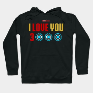 I Love You 3000 v3 (red gold flat) Hoodie